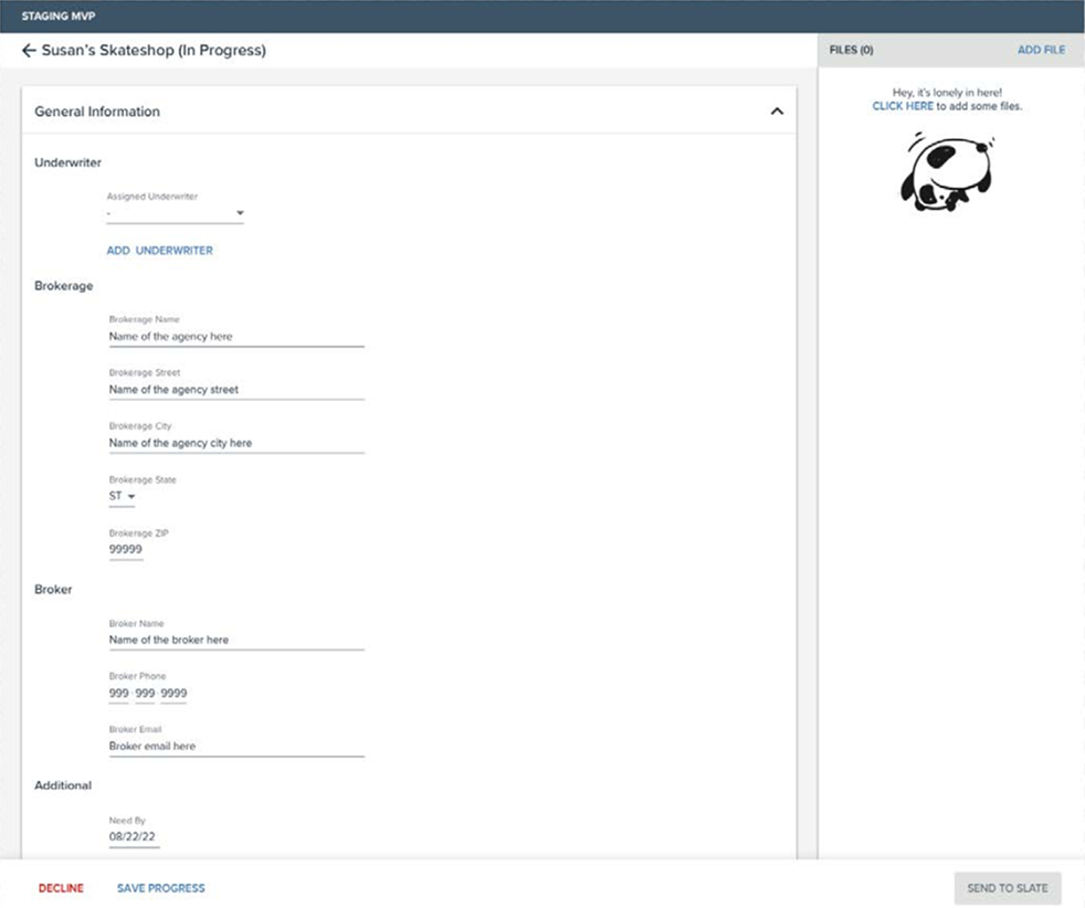 Blackboard MVP — no structural anchors